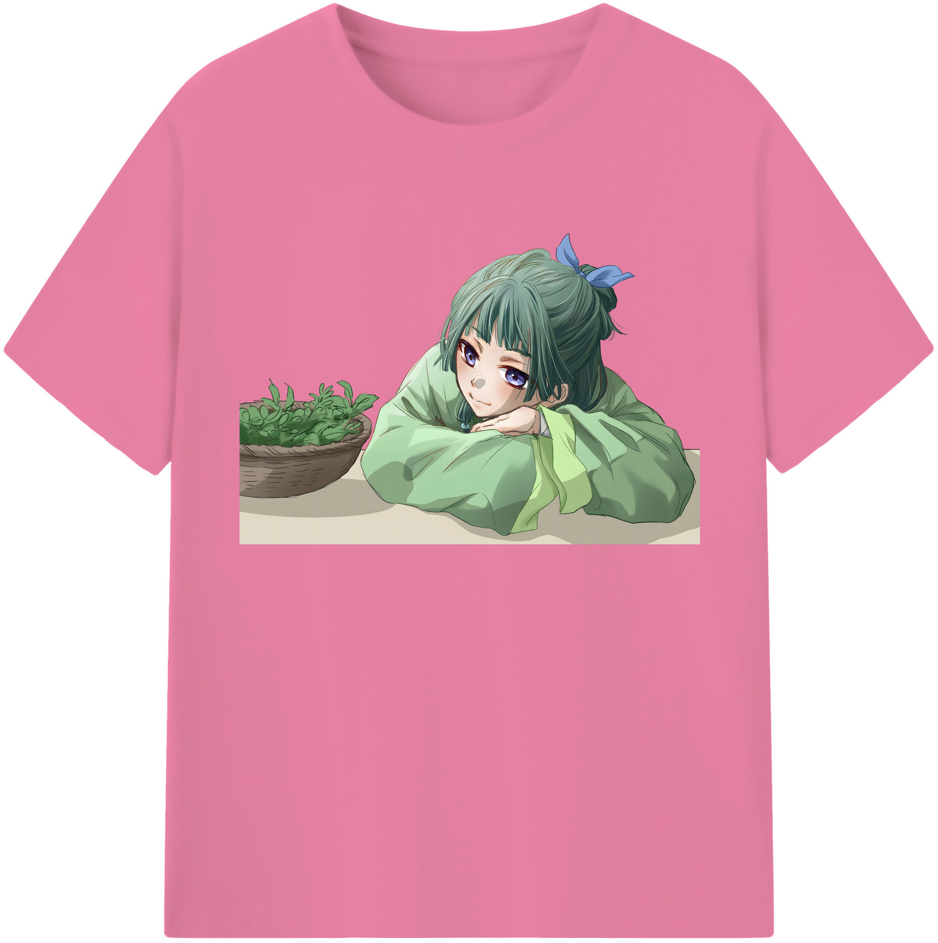 （画像用） 薬屋のひとりごと The Apothecary Diaries 綿100％半袖Tシャツ（フロントプリント）